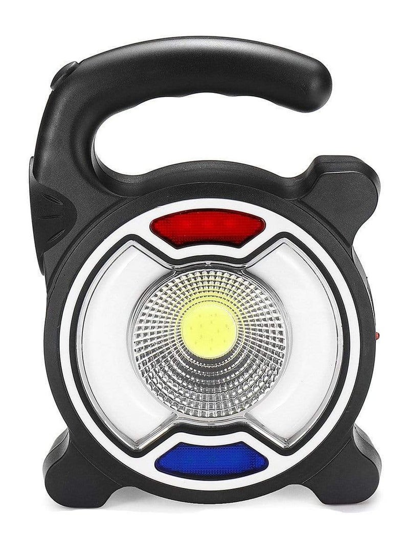 Generic COB Work Light - Solar Emergency Flashlight - ZJ-3199  - Image 1