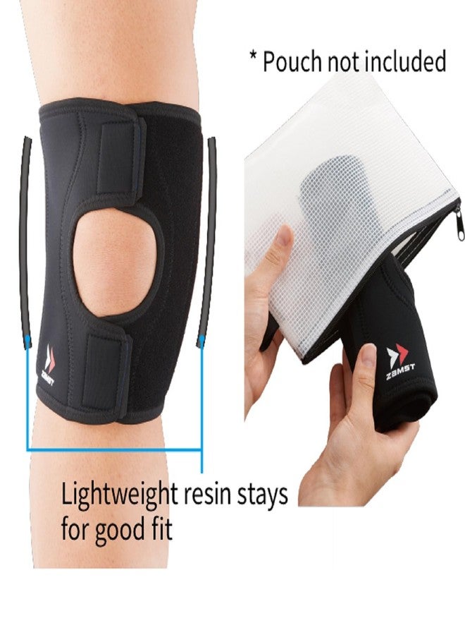 Zamst EK-1 Sports Knee Brace - Lightweight Compression Knee Brace for Men and Women with Open Panel Design - For General Knee Support and Knee Pain Relief - Large - Image 3