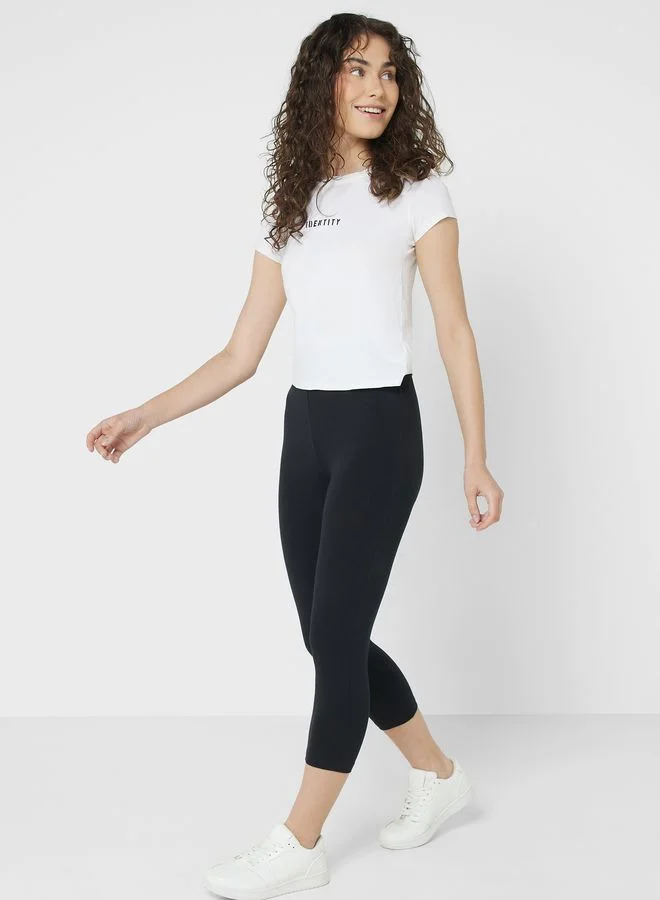 Ginger Basics Essential Cropped Leggings