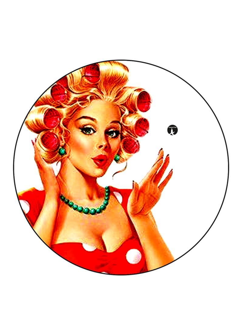 RKN Vintage Art Printed Fridge Magnet Multicolour - Image 2