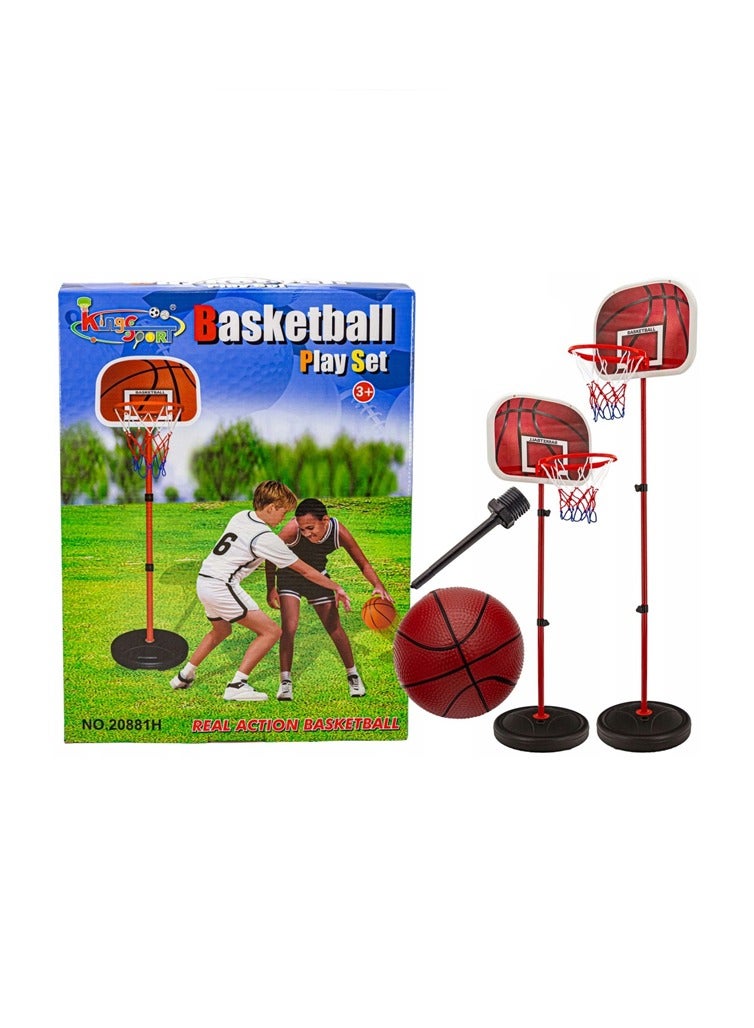 King Sport Kids Adjustable Basketball Hoop Play Set – Indoor/Outdoor Sports Toy 