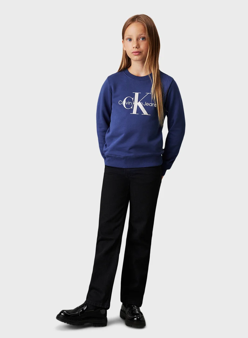كالفن كلاين جينز Kids Logo Sweatshirt