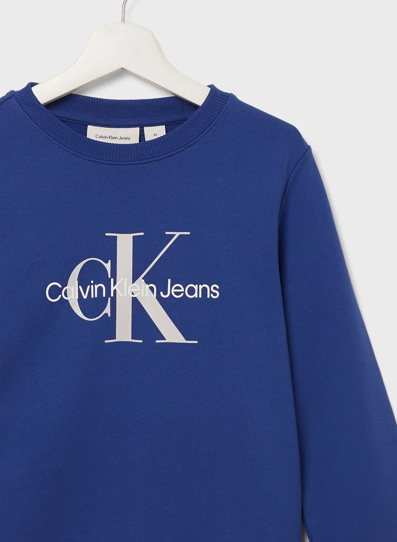 كالفن كلاين جينز Kids Logo Sweatshirt