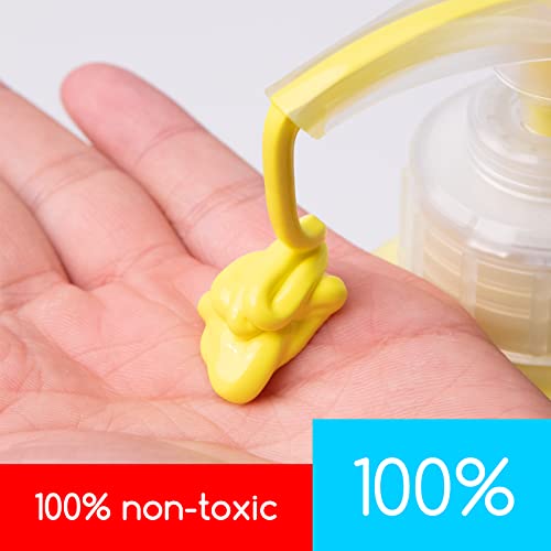 MEEDEN Lemon Yellow Acrylic Paint with Pump Lid, 1/2 Gallon (2L /67.6 oz.) Heavy-Body Non-Toxic Rich Pigment Color, Perfect for Art Class, Wall Painting, Painting Party & Creative DIY - Image 5