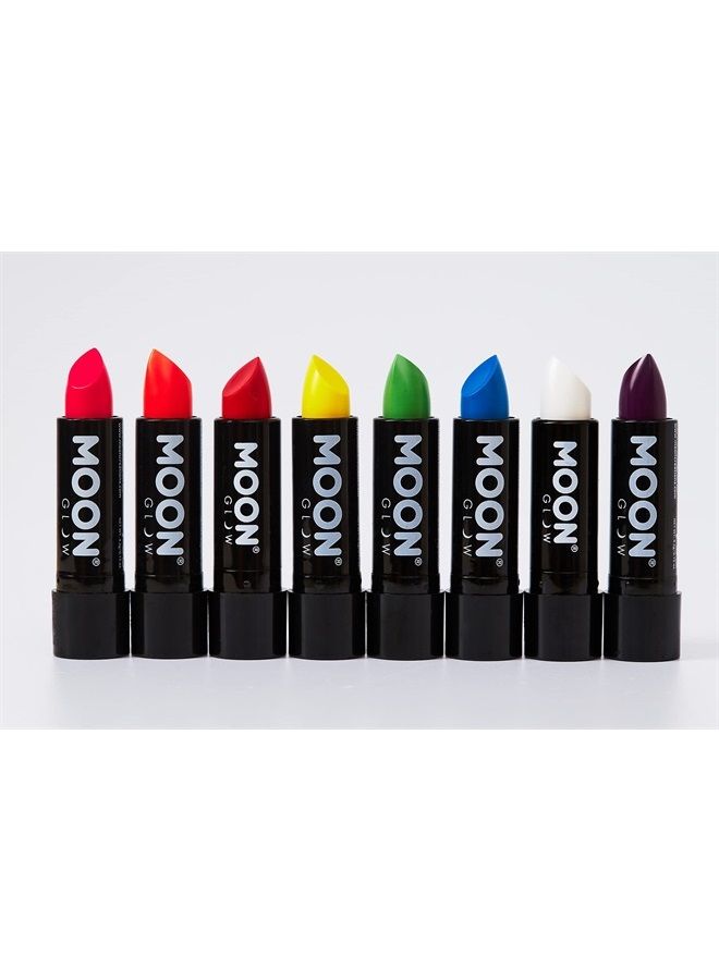 Moon Glow Blacklight Neon UV Lipstick 0.16oz Intense Set of 8 colors – Glows brightly under Blacklights/UV Lighting! - Image 2