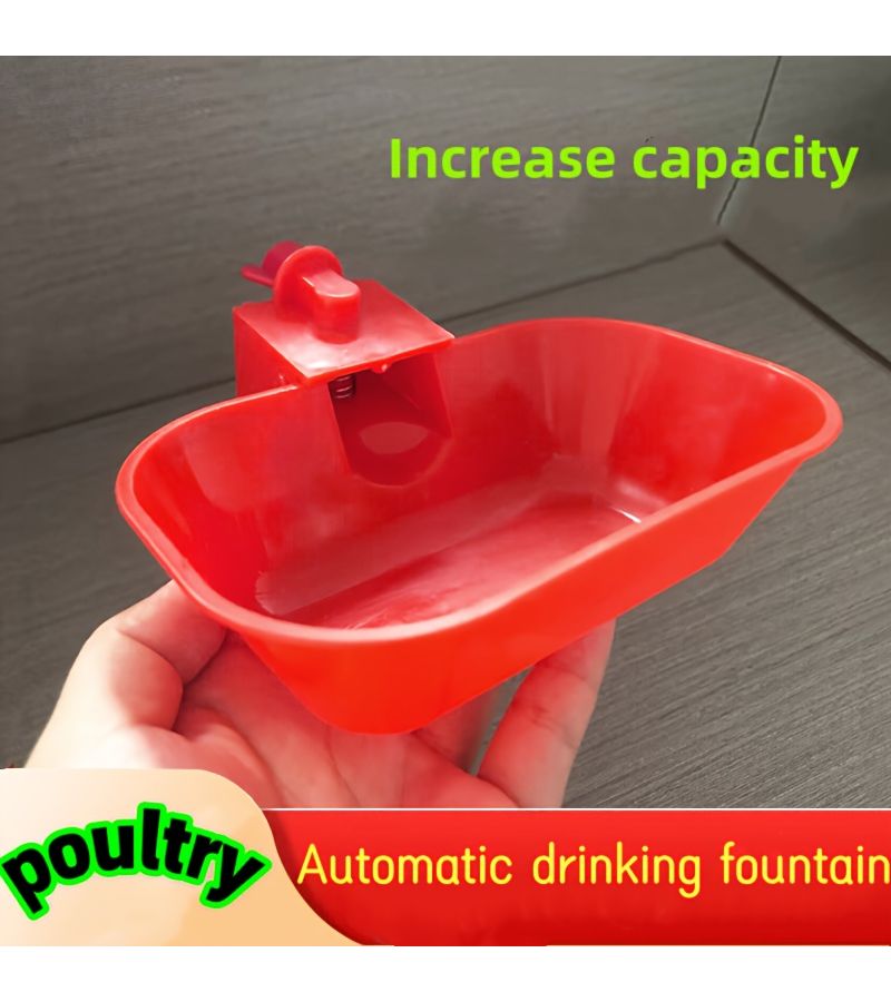 Automatic Water Dispenser For Chickens Poultry Ducks Geese 2 Drinking Fountains Large Capacity Water Bowl For Chicks Ducklings Cats Dogs Small Pets - Image 4