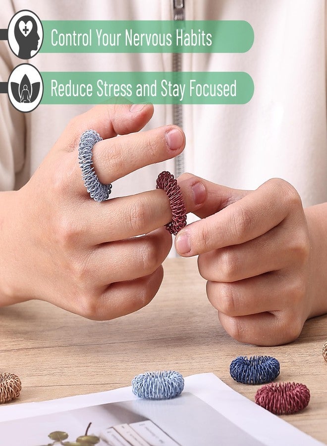 Mr. Pen Spiky Sensory Rings - 10 Pack, Colorful Stress Relief Fidget Toys, Sensory Rings for Anxiety and Stress Relief - Image 4