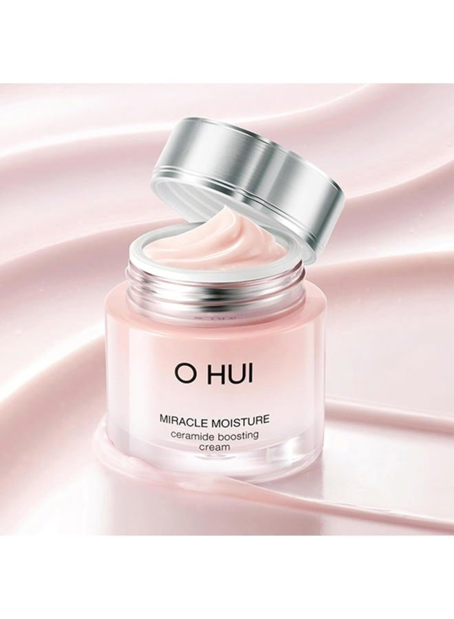 O HUI Miracle Moisture Ceramide Boosting Cream | 24hrs Moisturizing Power | Korean Skin Care | Moisturizer Face Cream | Daily Cream | Ceramides, Glycerin, Shea Butter | Glass Skin | All Skin Types - Image 4