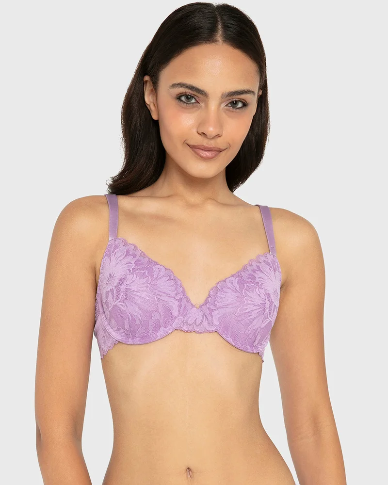 لا سينزا La Senza Lightly Lined Wired Lace Bra