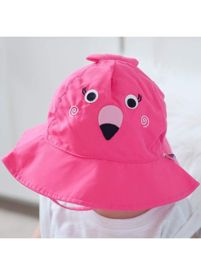 ZOOCCHINI Pink Flamingo Beanie Hat 3-6 Months - Image 4