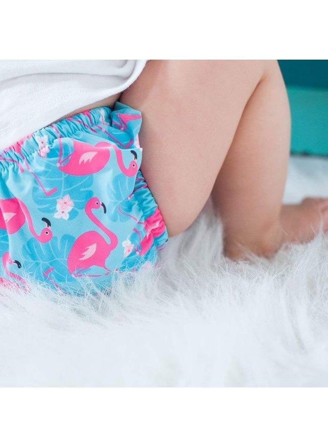 ZOOCCHINI Pink Flamingo Beanie Hat 3-6 Months - Image 3