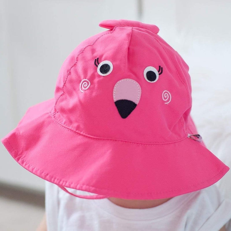 Zoocchini Pink Flamingo Beanie Hat 3-6 Months - Image 5