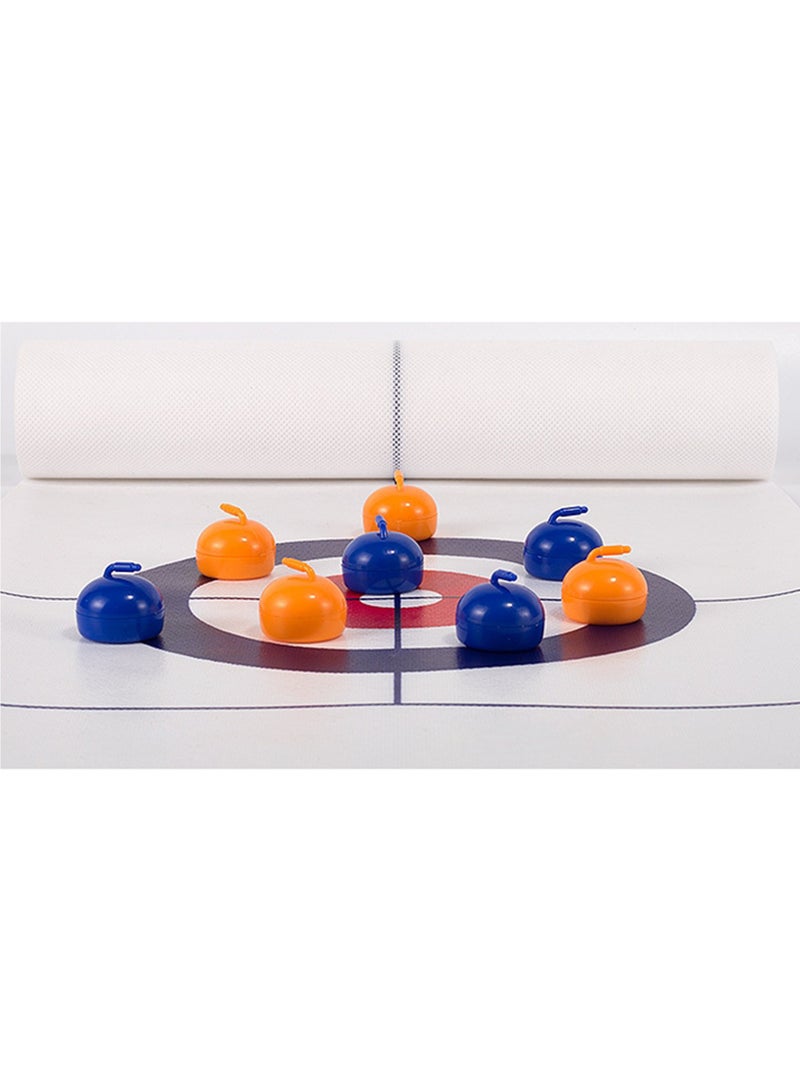 Equipment Curling Game-Tabletop Games for Adults,Kids & Families-4 Ft x 1 Ft Mat for Indoor-Ages 6 & Up - Image 4