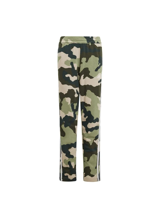 Adidas adidas J Bl Camo Ft Pt Green Training Pants 7-8Y