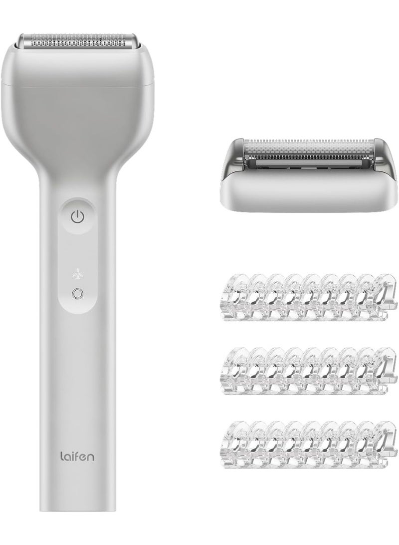 لايفن ماكينة حلاقة كهربائية T1 برو بشفرة واحدة من لايفين، عالية السرعة 12000 قصة/دقيقة، ماكينة حلاقة الشعر الطويل مع 3 واقيات للحية للرجال، ماكينة حلاقة رطبة وجافة، ماكينة حلاقة كهربائية مقاومة للماء IPX7 - Image 1