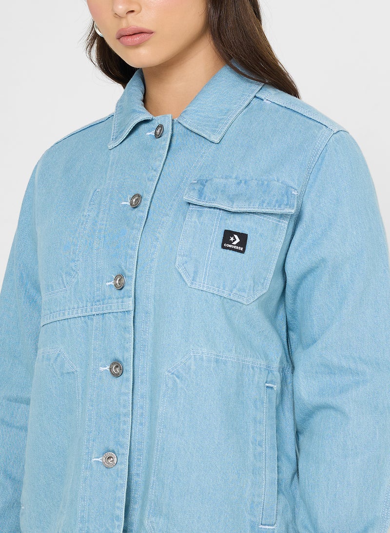 CONVERSE Denim Chore Coat - Image 3