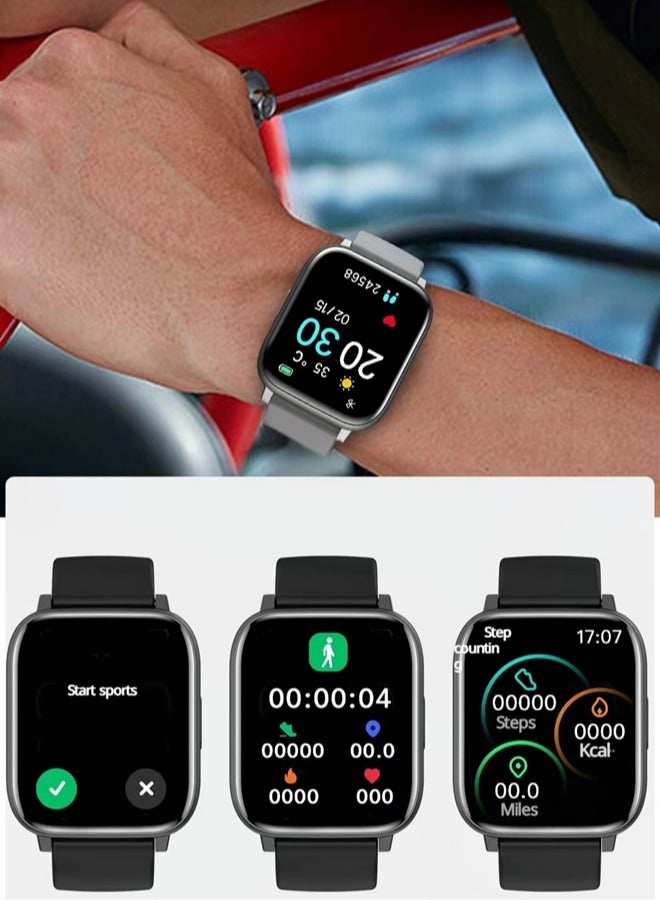 فولينيكس ساعة ذكية للاطفال ساعة ذكية ماركة كورية، متعددة اللغات الإنجليزية والعربية، ساعة لياقة بدنية مقاومة للماء، مكالمات بلوتوث، طلاء فراغ من سبائك الزنك، مراقبة معدل ضربات القلب، ساعة ذكية للرجال والنساء، هدية للبنات والأولاد - ذهبي - Image 4