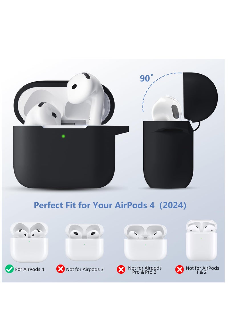 غطاء حافظة AirPoغطاء حافظة AirPods 4 AirPods 4 مع سلسلة مفاتيح واقية لكامل الجسم مقاومة للصدمات من السيليكون الناعم اللطيف متوافق مع غطاء AirPods الجيل الرابع 2024 للنساء والرجال LED أمامي مرئي أسودds 4 مع سلسلة مفاتيح حماية كاملة للجسم من السيليكون الناعم اللطيف المقاوم للصدمات متوافق مع غطاء AirPods الجيل الرابع للنساء والرجال LED أمامي مرئي أسود - pzsku/ZD478CDFF7C944370FCD9Z/45/_/1730096514/96923e34-64aa-4b26-b342-48f65add8491