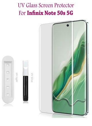 Infinix Note 50s 5G Premium Tempered Glass Design For Infinix Note 50s 5G Smartphone Advanced Border Less Full Edge To Edge UV Screen Protector And Easy Installation Kit - pzsku/ZD478E1FE58BF88528E81Z/45/1746902700/cc44284f-d88c-42aa-9f57-153d8dc4fdad