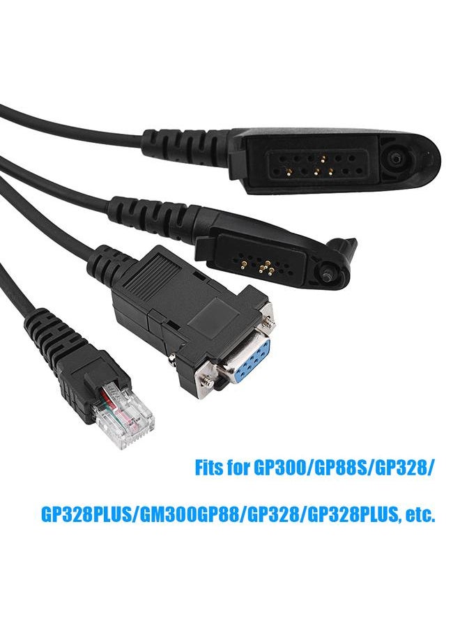 Thoraya - 5 in 1 Universal Serial RIB-Less Programming Cable for Motorola GP300/GP88S/GP328/GP328PLUS - Image 1
