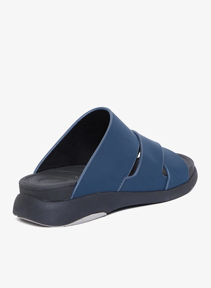 Geoomnii Blue Comfort Arabic Sandals for Men – Classic Slip-On Open Toe Sandals with Cushioned Footbed for Daily Wear for Men | Best Price UAE