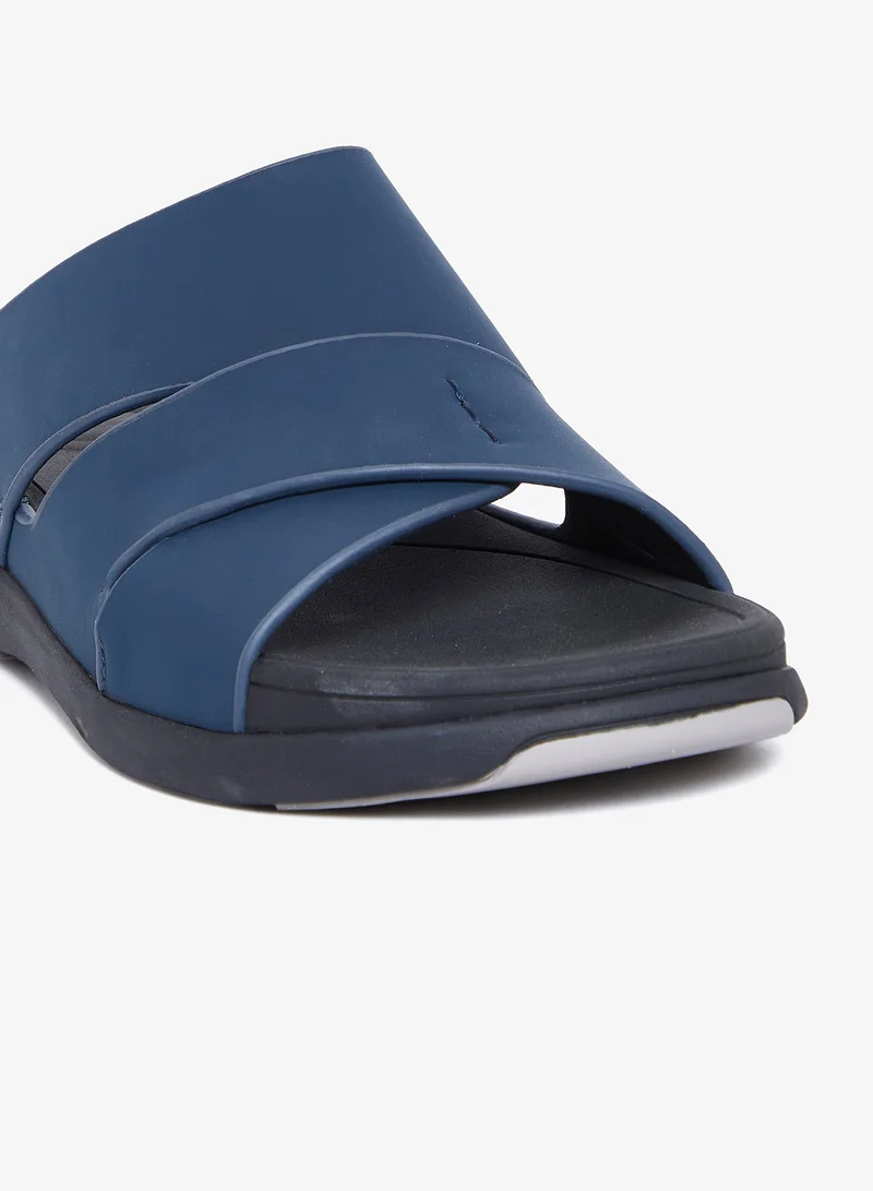 Geoomnii Blue Comfort Arabic Sandals for Men – Classic Slip-On Open Toe Sandals with Cushioned Footbed for Daily Wear for Men | Best Price UAE