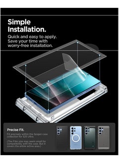 Spigen Spigen Elite Shield HD for Samsung Galaxy S25 ULTRA Screen Protector (2025) - Case Friendly Flexible Film  - Image 4