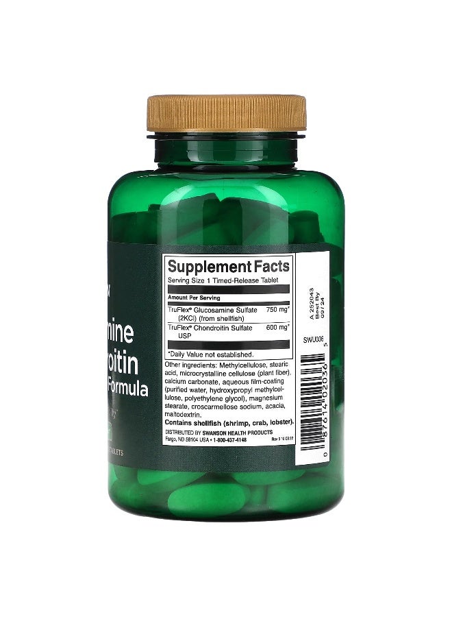 Swanson, Glucosamine & Chondroitin, 120 Tablets - Image 2