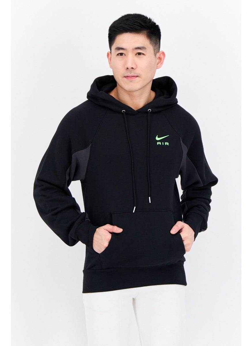 Nike Men Sportswear Fit Long Sleeves Training Hoodies, Black  - Image 1