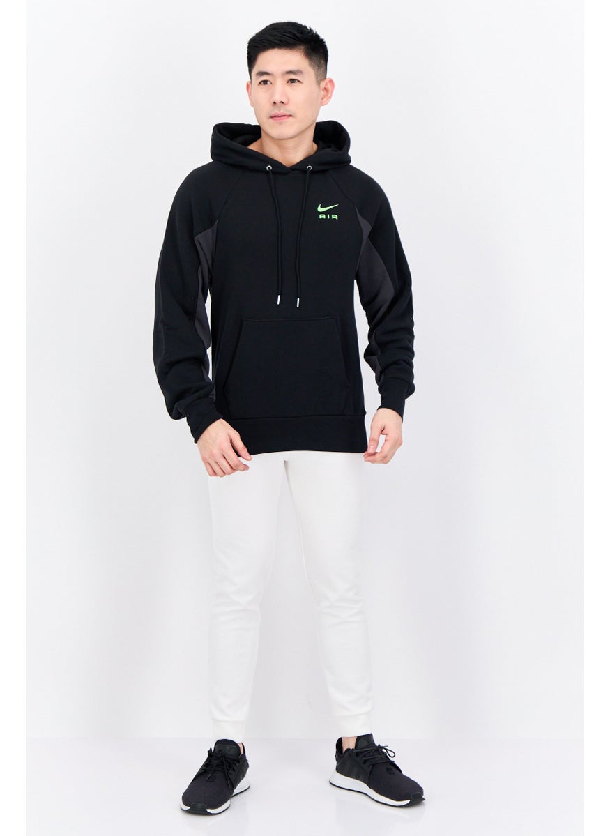 Nike Men Sportswear Fit Long Sleeves Training Hoodies, Black  - Image 4