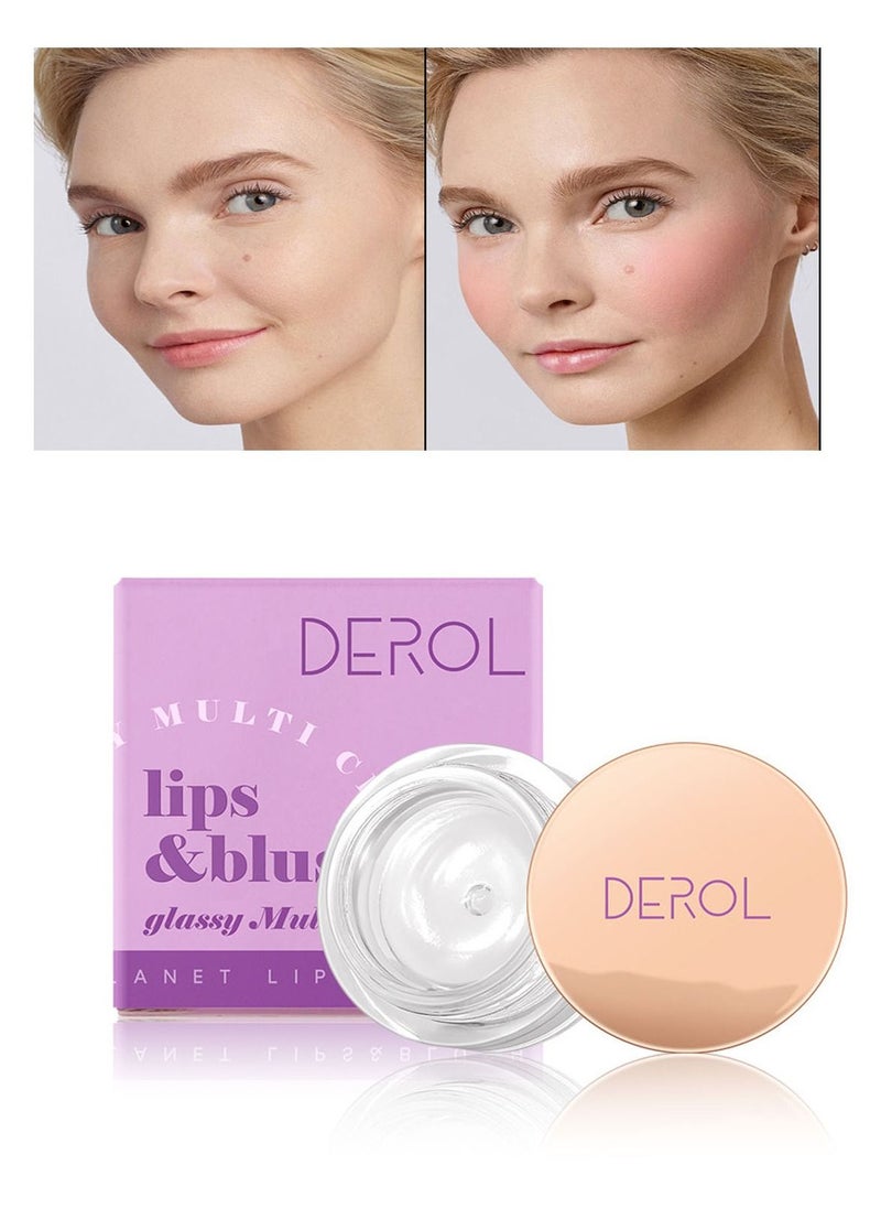 DEROL - Blush For Cheek And Lips Color Changing Blusher Gel, Moisturizing And Long Lasting,Natural & Flash Creamy,Shiny Finish Blush,Formula With Vegan And Cruelty-Free Ingredients,Temperature Color Changing - Image 1