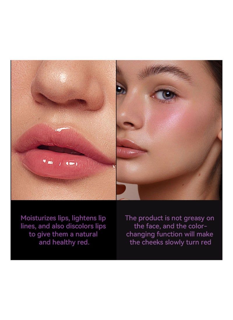 DEROL - Blush For Cheek And Lips Color Changing Blusher Gel, Moisturizing And Long Lasting,Natural & Flash Creamy,Shiny Finish Blush,Formula With Vegan And Cruelty-Free Ingredients,Temperature Color Changing - Image 1