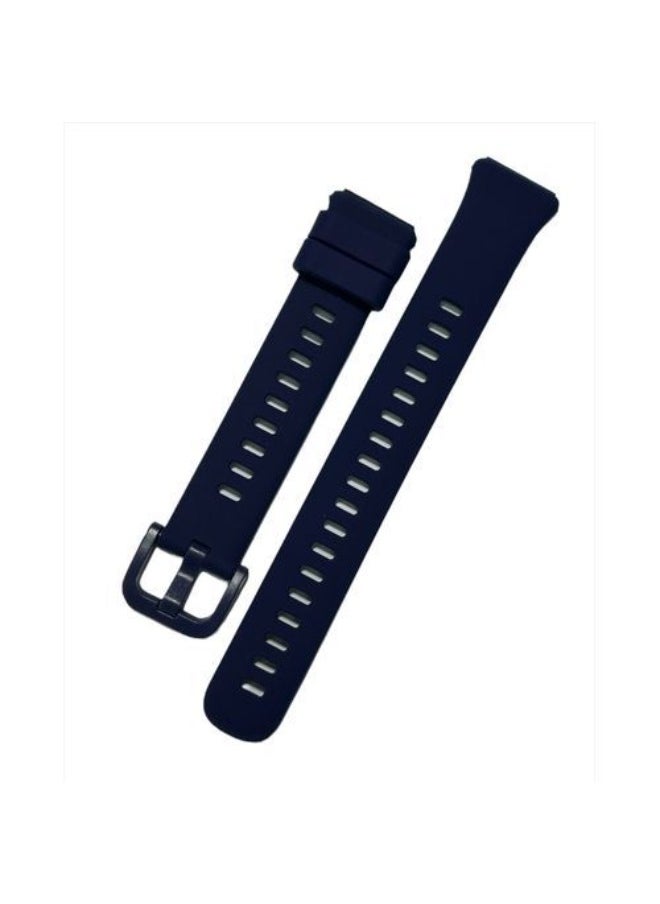 Generic - Reliable Rides Watch Strap For Huawei Band 7 Pure Color Silicone Watch Band Blue - Image 1