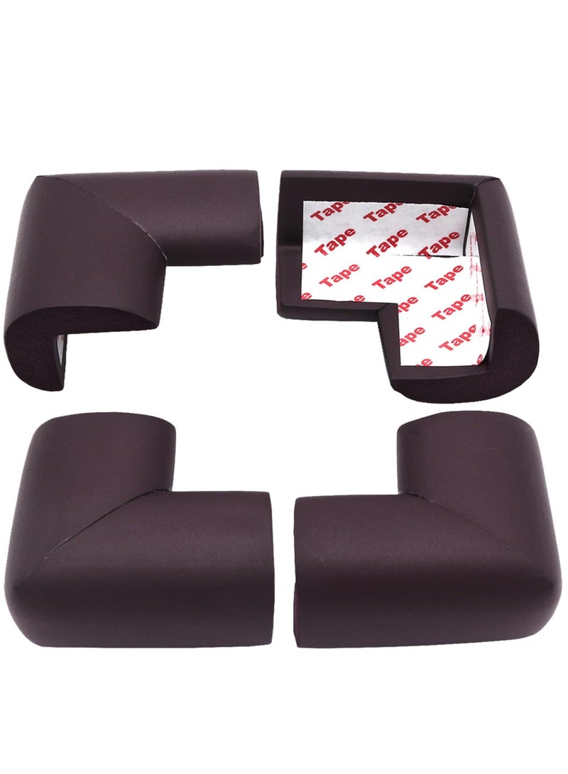 Soft Foam Corner and Edge Protector for Kids, Long Corner Guard, Child Safe Desk Protector, Brown Corner Guard  - Image 1