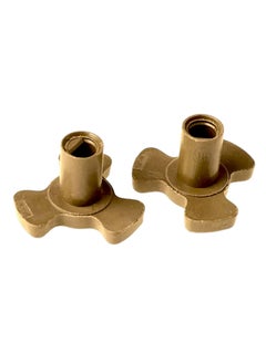 JR APPLIANCE PART’S AND SERVICES Compatible with Turntable Roller Coupler Microwave Shaft Small Microwave Oven Guide Support Coupler Tray Shaft Glass Tray Drive Coupling Small Support Pack of 2 Microwave Oven Spares Parts  - Image 2