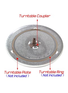 JR APPLIANCE PART’S AND SERVICES Compatible with Turntable Roller Coupler Microwave Shaft Small Microwave Oven Guide Support Coupler Tray Shaft Glass Tray Drive Coupling Small Support Pack of 2 Microwave Oven Spares Parts  - Image 5