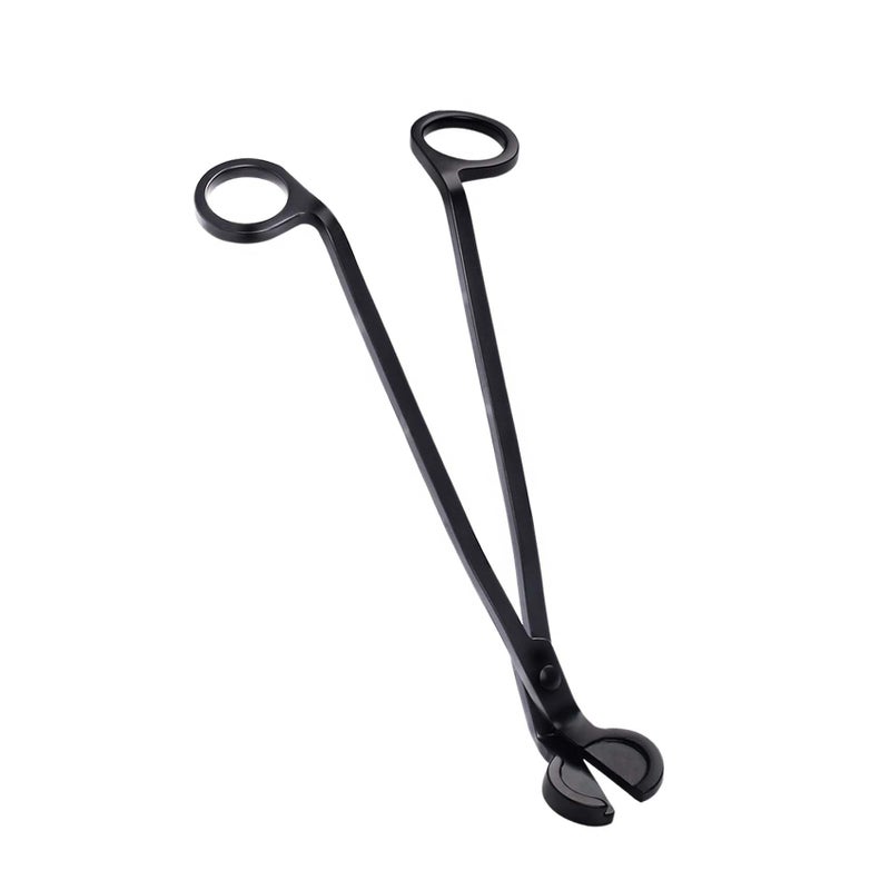 NANAOUS NANAOUS Candle Wick Trimmer Wick Clipper Wick Cutter Scissor Reaches Deep Into Candles Wick Prevent Soot Buildup Candle Accessories Matte Black