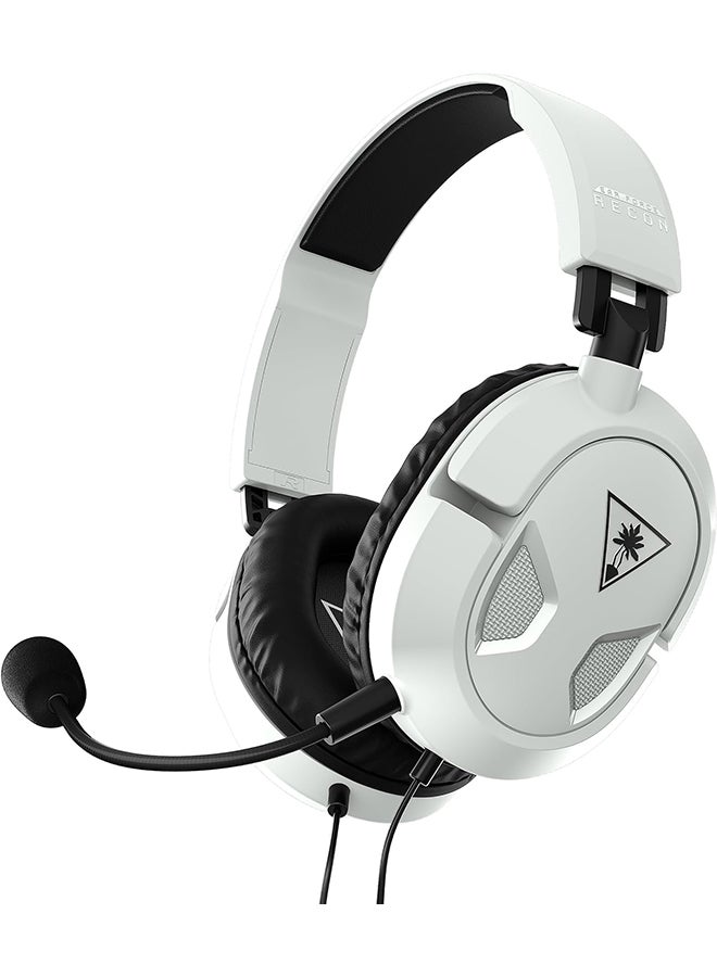 Turtle Beach RECON 50 White/Black Gaming Headphone - Image 1