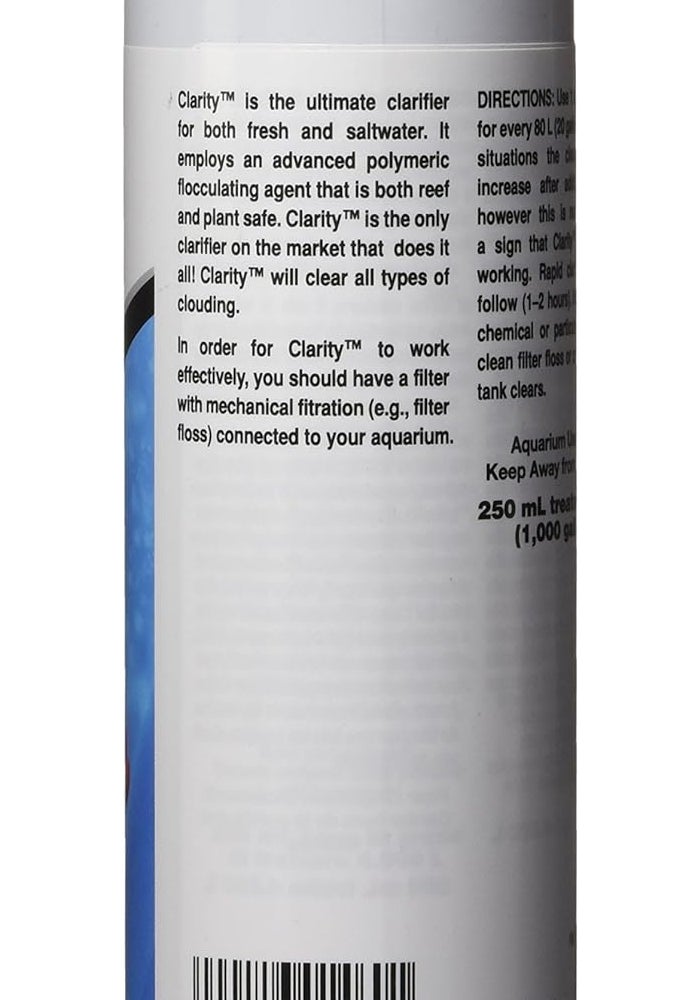 Seachem Clarity Water Clarifier for Marine and Freshwater Aquariums - 250 ml - Image 3