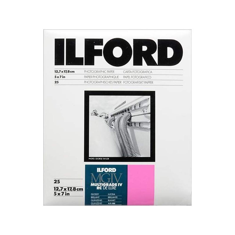 Ilford 5x7 Multigrade 1M B&W Paper, Glossy Surface, 25 sheets - Image 3