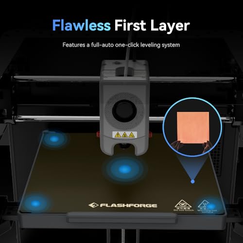FLASHFORGE Adventurer 5M 3D Printer with Fully Auto Leveling System, Max 600mm/s High-Speed, 280℃ Quick-Detach Nozzle, CoreXY Structure for Superior Print Quality, Rookies & Experts Smart Choice - Image 3