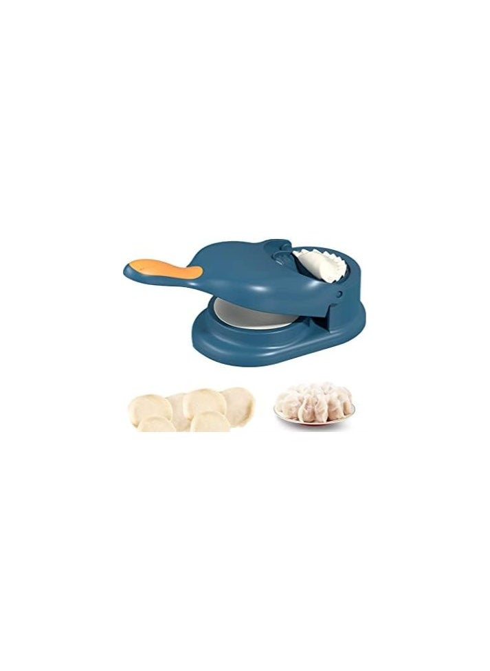 MIRFA 2 in 1 Dumpling Maker Double Head with Press Mould (Blue)  - Image 1