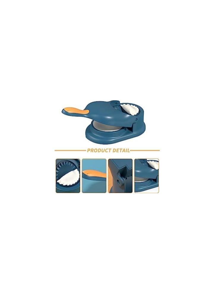 MIRFA 2 in 1 Dumpling Maker Double Head with Press Mould (Blue)  - Image 3