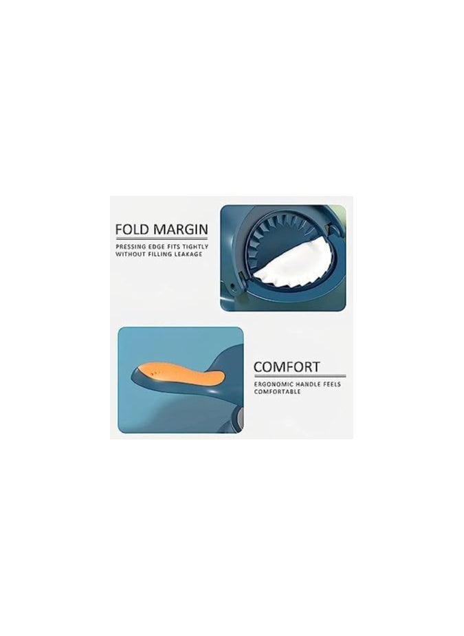 MIRFA 2 in 1 Dumpling Maker Double Head with Press Mould (Blue)  - Image 4