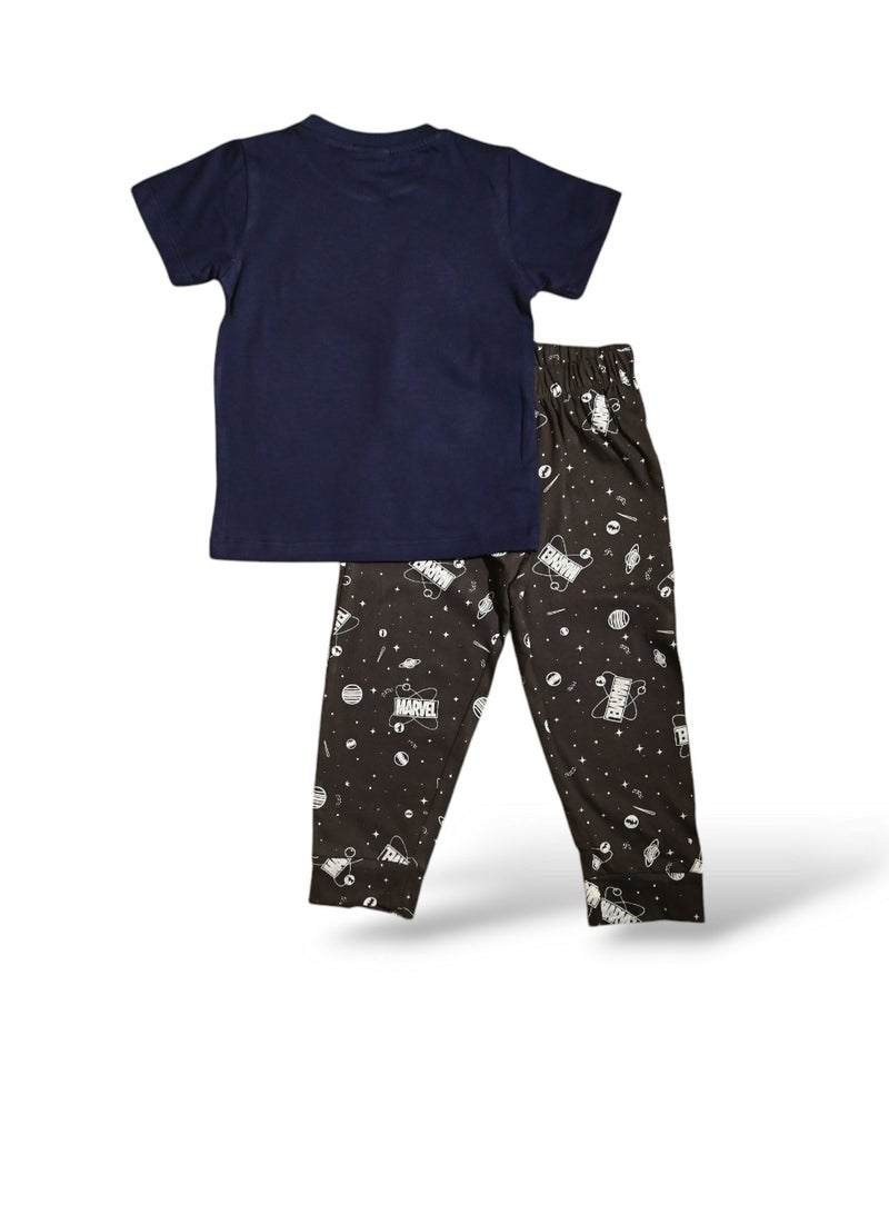 AVENGERS MARVEL - ‬‪BOYS SHORT SLEEVE PAJAMA SET‬ - Image 4