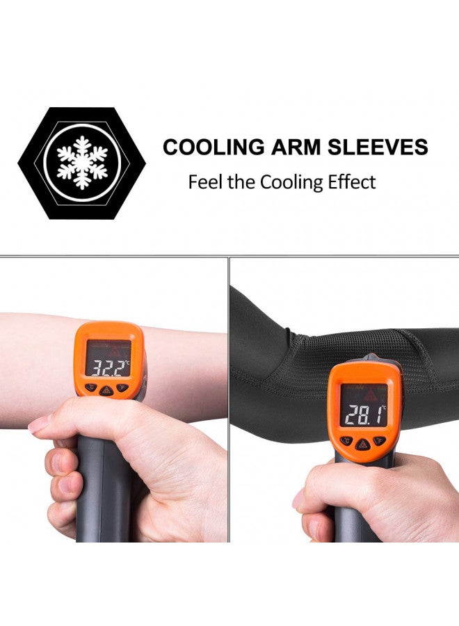 Rockbros ROCKBROS Sun Protection Arm Sleeves Cooling Running Golf Fishing Cycling Arm Sleeves - Image 3