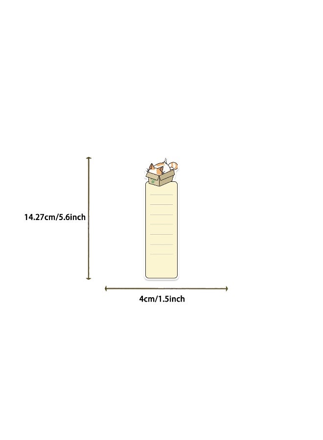 30pcs Cute Cat Bookmarks for Reading Book Lovers Students Gift for Cat Lovers Paper Card Bookmarks 30 Designs - Image 2