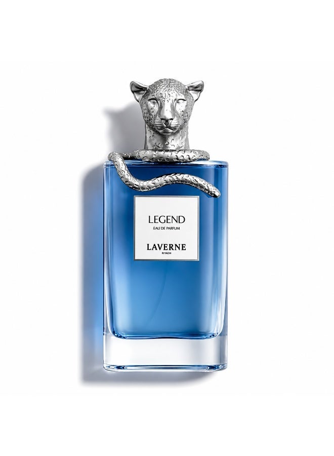 Laverne Legend Eau de Parfum for Men 100ml | Long-Lasting Woody Spicy Fragrance | Premium Men's Perfume | Fresh Citrus, Iris, Amber & Musk | Luxury Gift for Him - Image 1