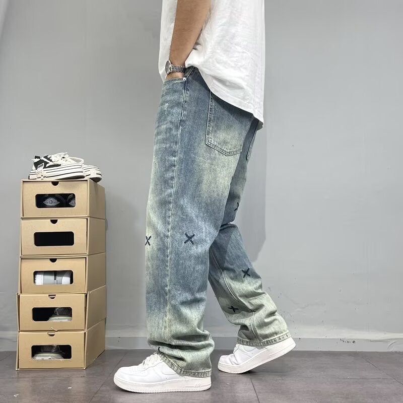 Unisex Casual Daily Denim Jeans - Image 2
