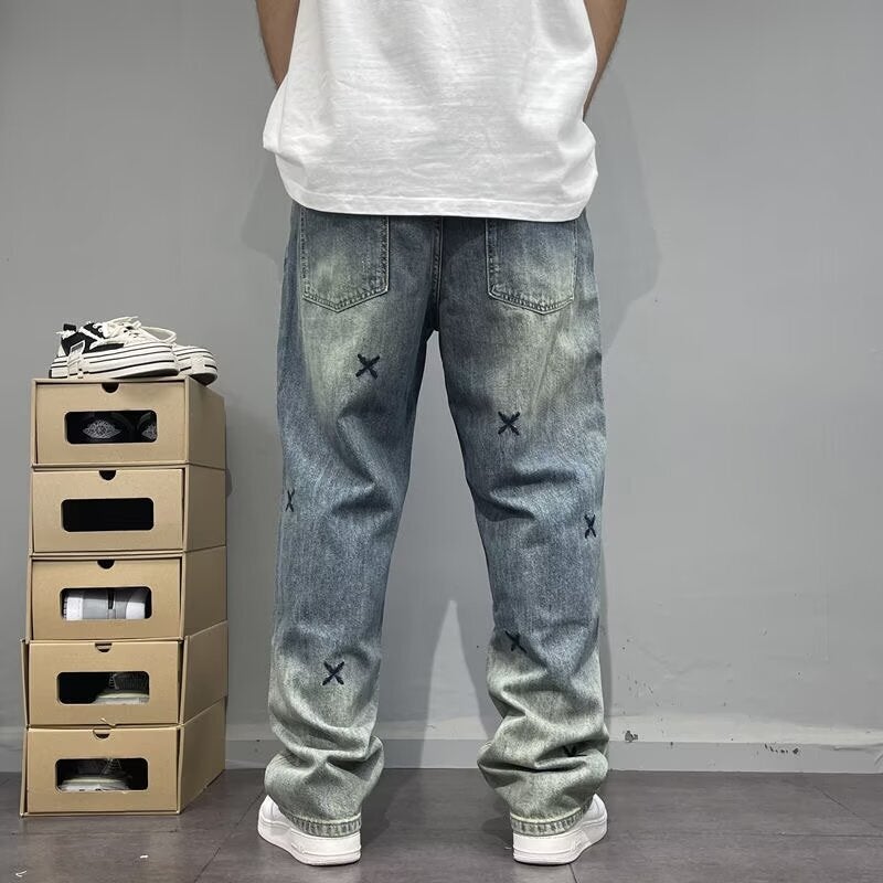 Unisex Casual Daily Denim Jeans - Image 3
